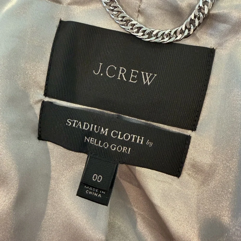 J. Crew Italian Stadium Wool Coat in Heather Dusk Grey - Picture 8 of 10